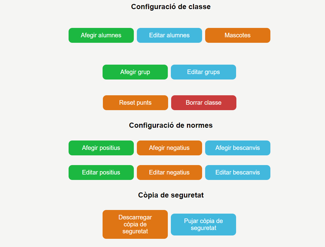 App de gestió tutorial configurable